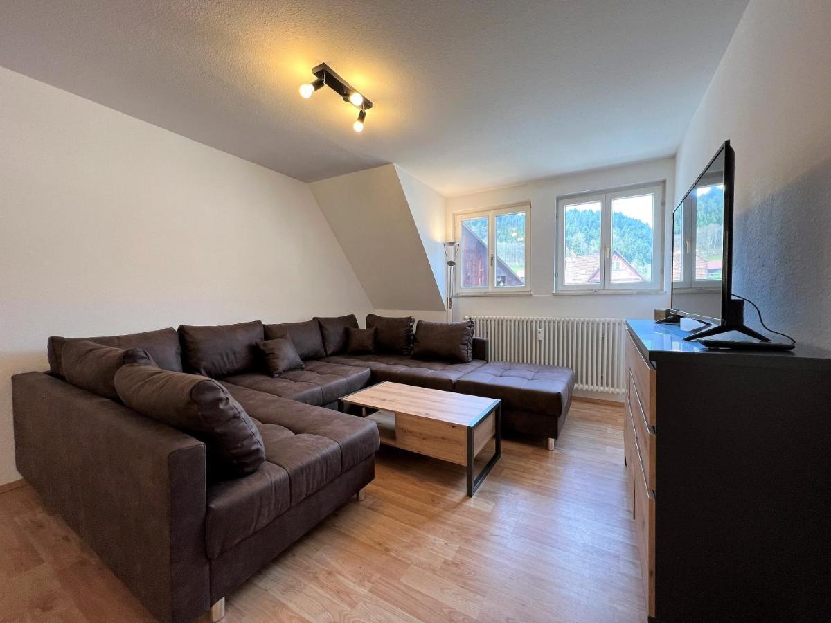 Ferienwohnung Kinzigblick - Balkon - Fuer Kinder - Mit Bettwaesche & Handtuecher 斯堪肯塞尔 外观 照片